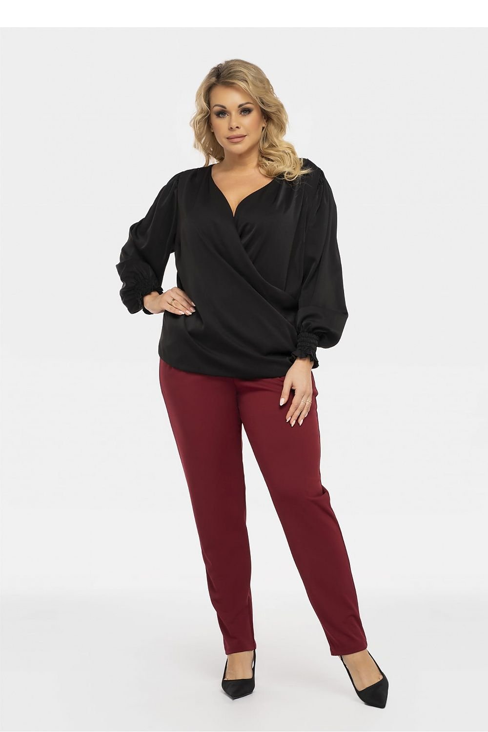 Plus size blouse model 190971 Karko