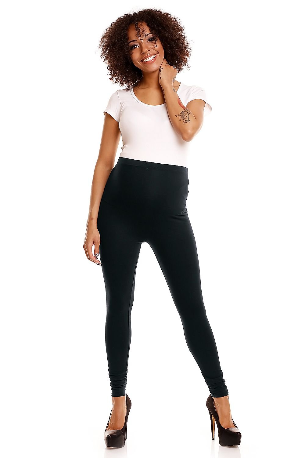 Maternity leggings model 84441 PeeKaBoo