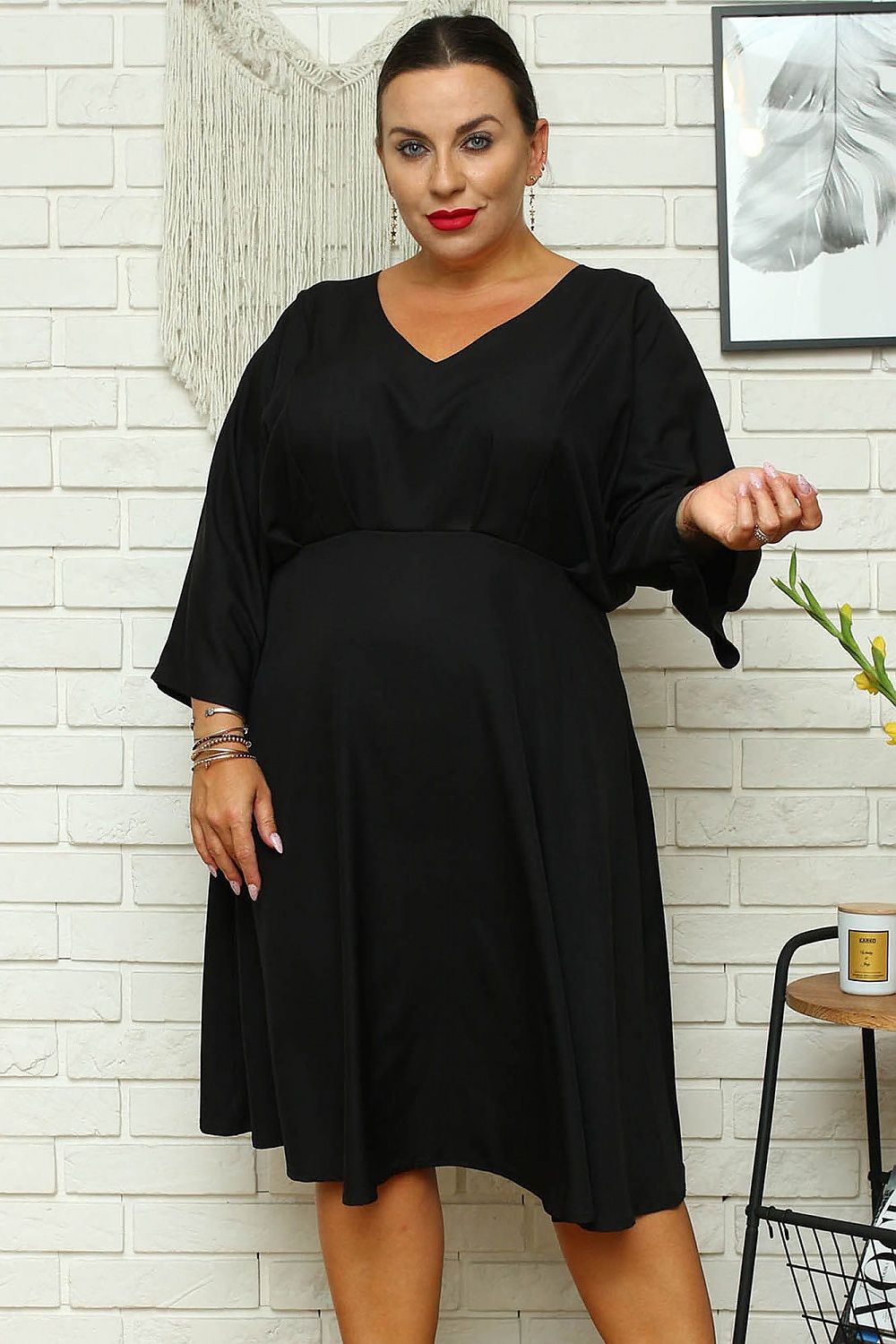 Plus size dress model 169252 Karko