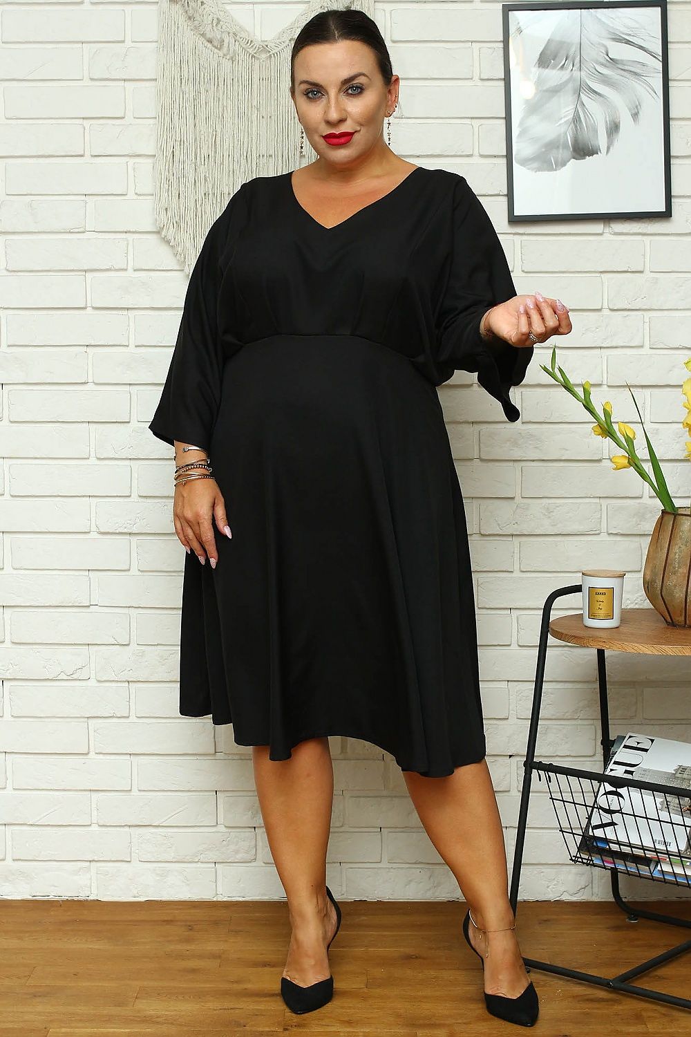 Plus size dress model 169252 Karko