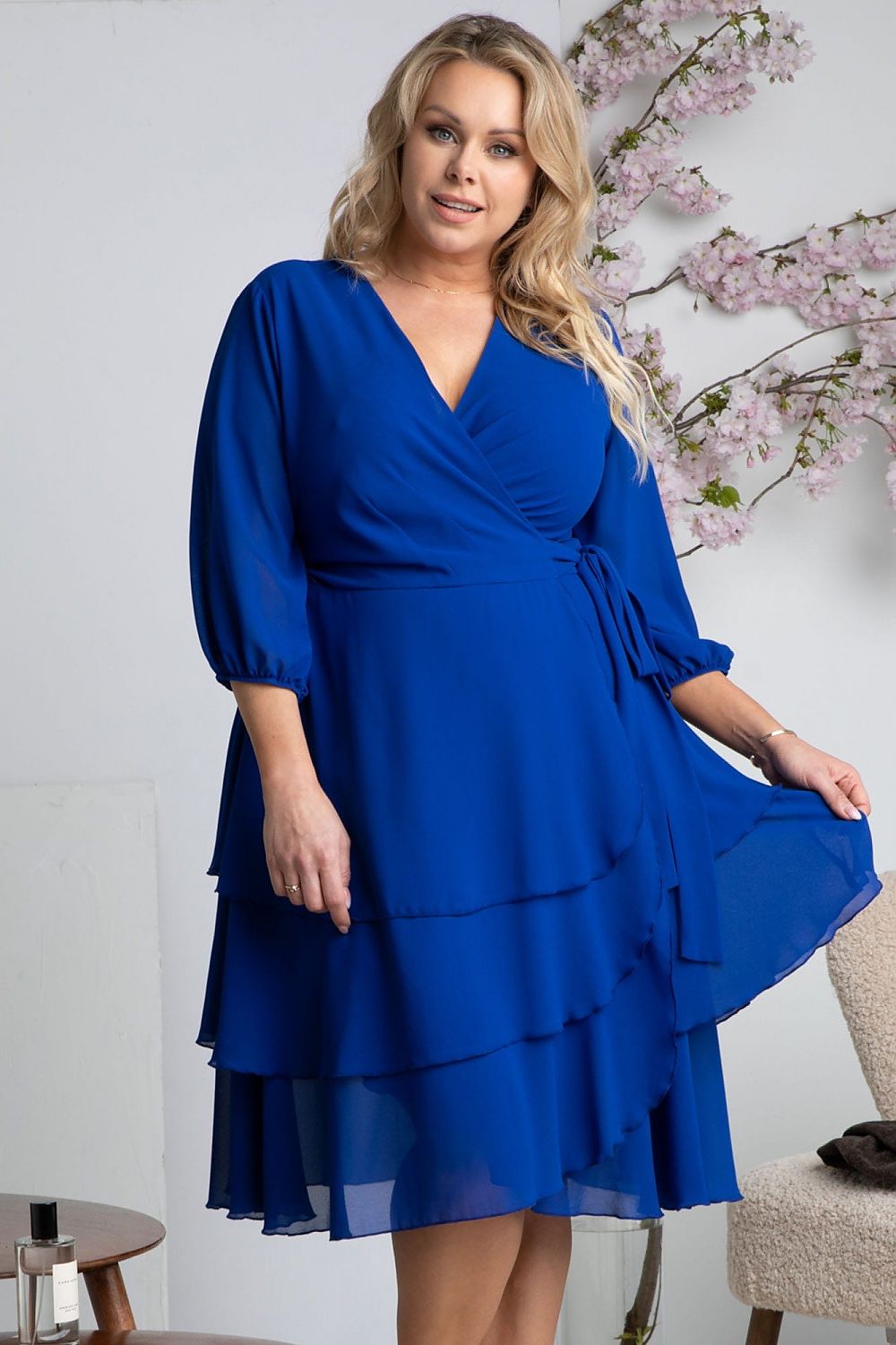 Plus size dress model 168970 Karko