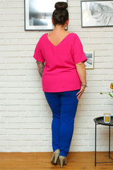 Plus size blouse model 169140 Karko