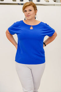 Plus size blouse model 169140 Karko