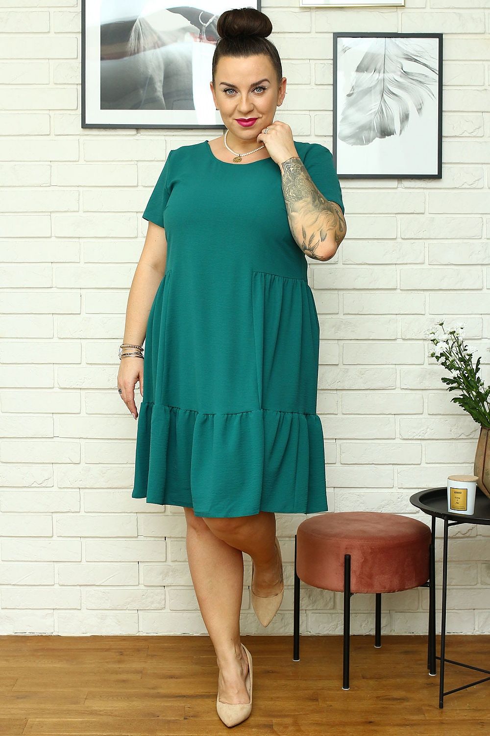 Plus size dress model 169246 Karko