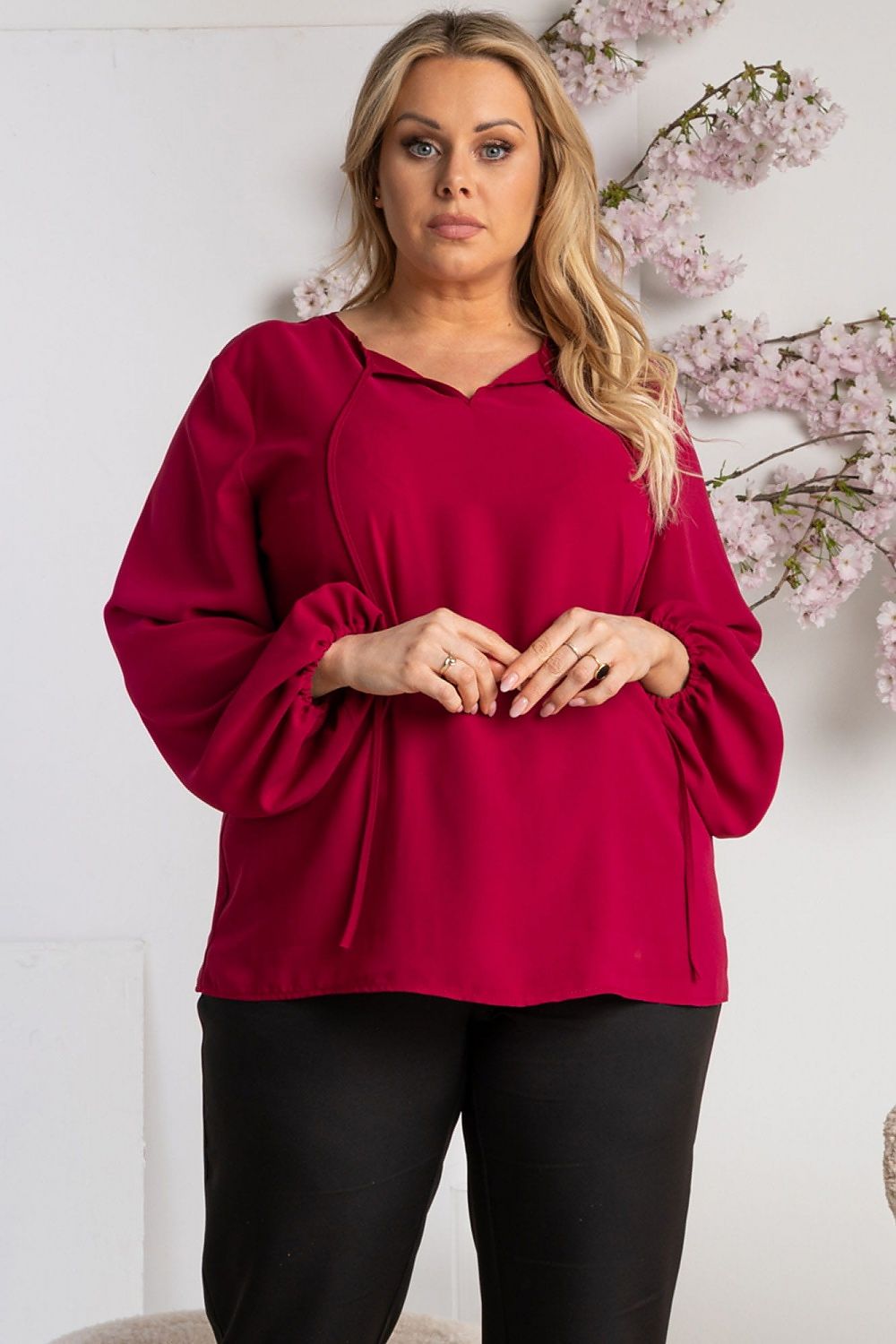 Plus size blouse model 176579 Karko