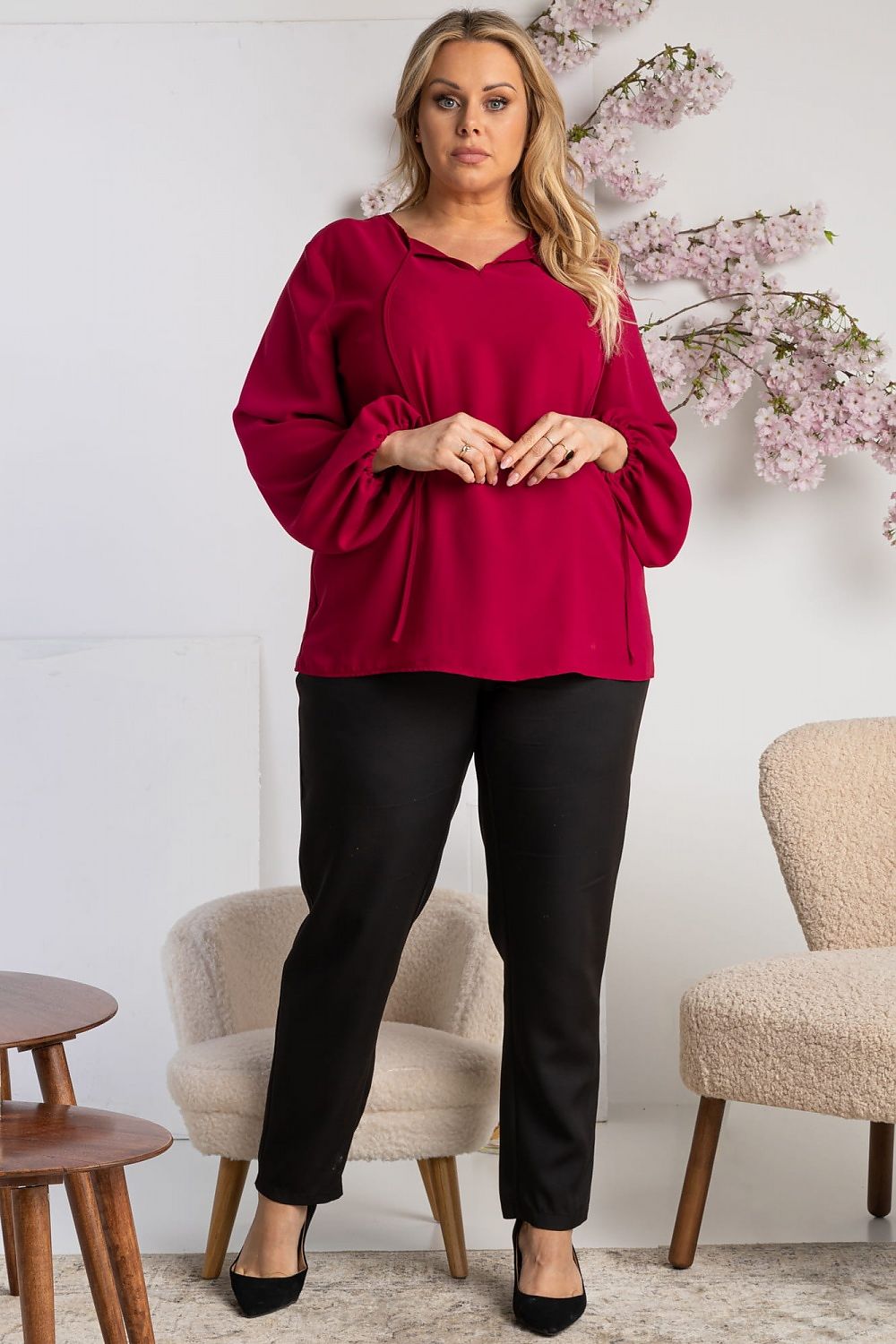 Plus size blouse model 176579 Karko