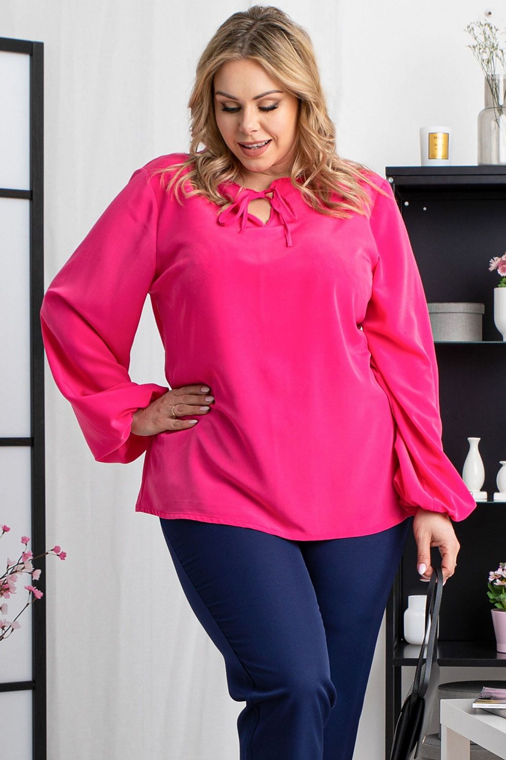 Plus size blouse model 176579 Karko