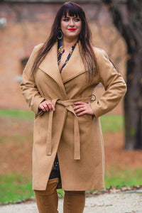 Coat plus size model 173081 Karko