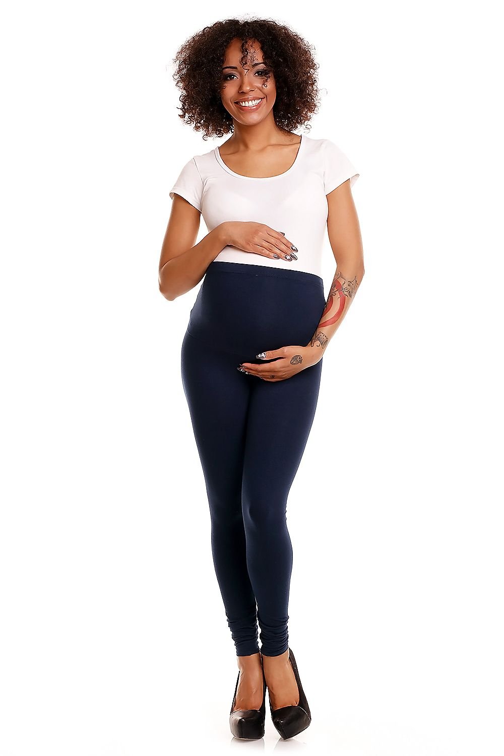 Maternity leggings model 174803 PeeKaBoo