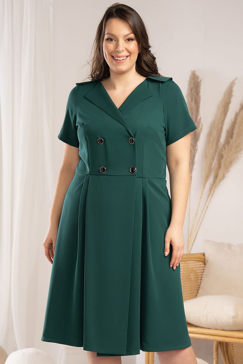 Plus size dress model 176577 Karko