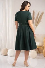 Plus size dress model 178555 Karko