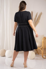 Plus size dress model 178555 Karko