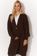 Cardigan model 184394 Makadamia