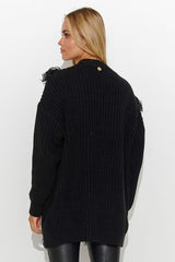 Cardigan model 185224 Makadamia