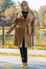 Coat plus size model 184903 Karko