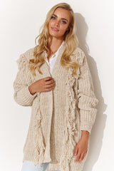 Cardigan model 185224 Makadamia